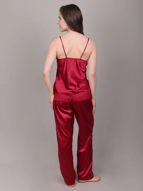 Maroon Nightdress Set - Image 5